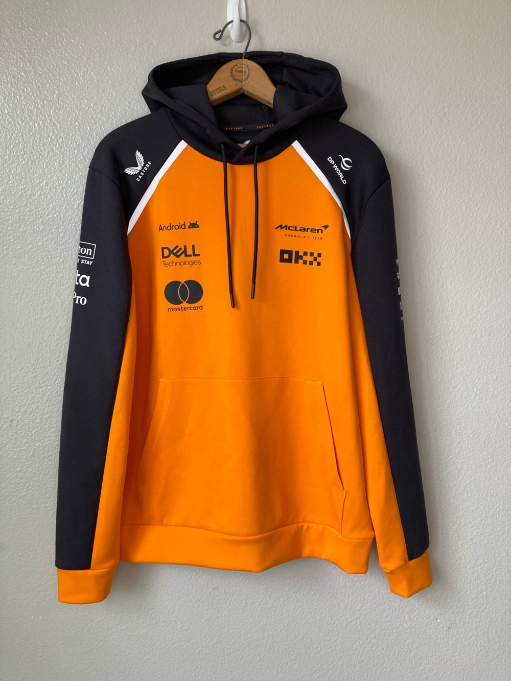 Castore McLaren F1 2025 Team Hoodie pullover racing sz M